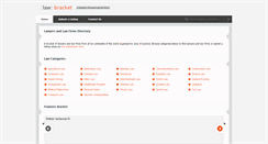 Desktop Screenshot of lawbracket.com